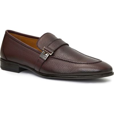 Bruno Magli Arlo Loafer in Brown Tumbled 