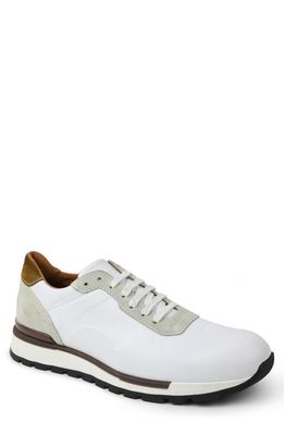 Bruno Magli Davio Sneaker in White Leather