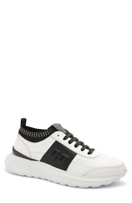 Bruno Magli Gatti Sneaker in White/Black