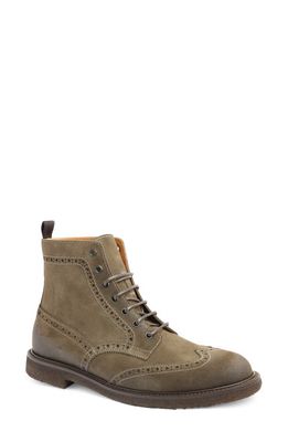 Bruno Magli Gleason Wingtip Derby Boot in Taupe Suede