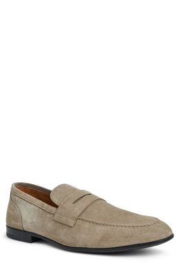 Bruno Magli Lastra Penny Loafer in Sand Suede