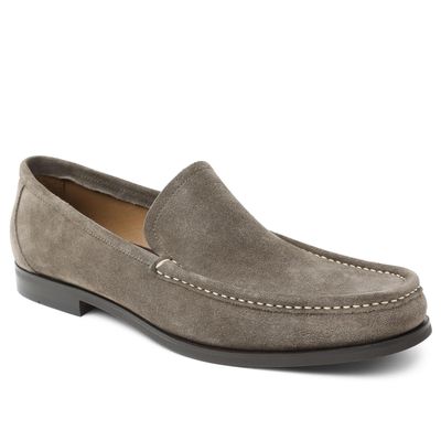Bruno Magli Men's Enrico Suede Slip-On Loafers in Taupe Suede