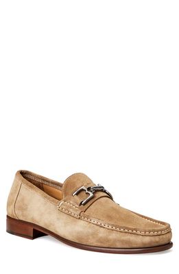 Bruno Magli Trieste Bit Loafer in Taupe Suede