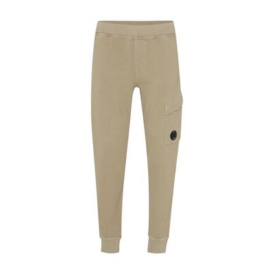 Brushed & Emerized Diagonal Fleece Cargo jogging pants