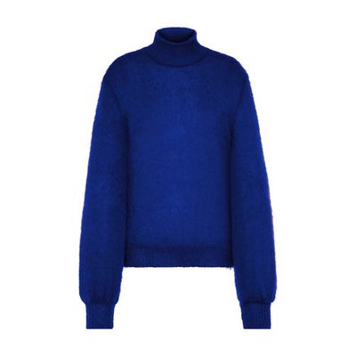 Brushed mohair sweater