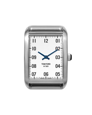 Brushed Stainless Steel Case, White Dial, Medium