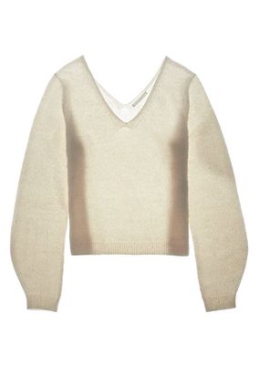 Brushed V-Neckline Sweater