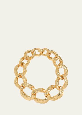 Brut Golden Curb Link Necklace