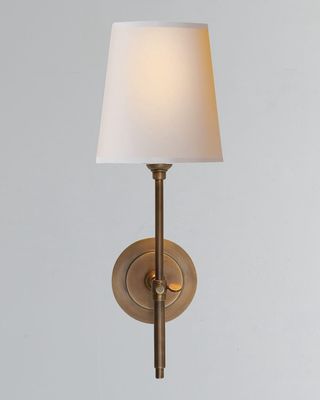 Bryant Sconce with Antiqued-Brass Finish