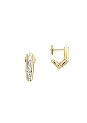 Bubble Callisto 18K Yellow Gold & 1.27 TCW Diamond Drop Earrings