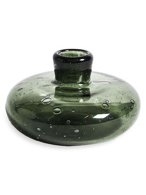 Bubble Glass Candleholder - Tourmaline Green - Tourmaline Green