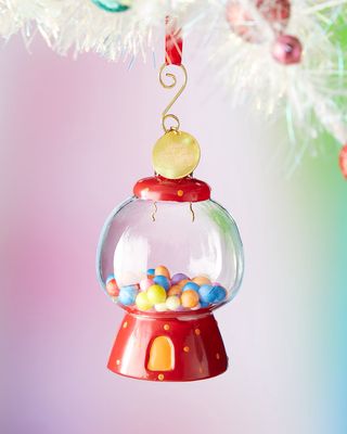 Bubble Gum Jar Shaped Holiday Ornament