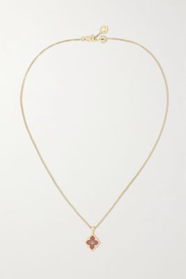 Buccellati - Opera Tulle 18-karat Gold And Enamel Necklace - one size
