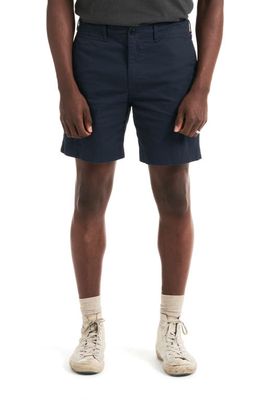 BUCK MASON Carry-On Cotton Stretch Twill Shorts in Mariner Navy