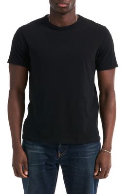 BUCK MASON Cotton Slub T-Shirt in Black