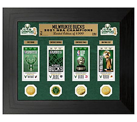 Bucks 2021 NBA Finals Champions Deluxe  Ticket Collection