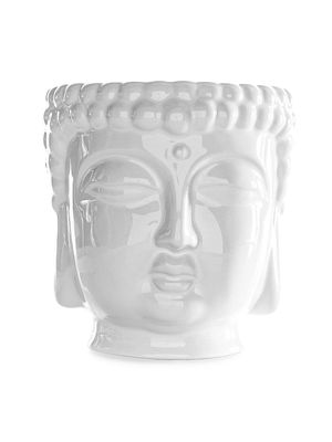 Buddha French Gardenia Scented Candle - White - White