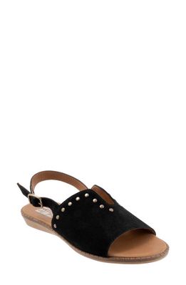 Bueno Daksha Slingback Sandal in Black Suede