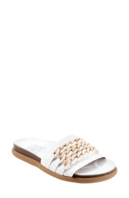 Bueno Emelia Slide Sandal in White