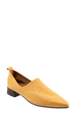 Bueno Marley Pointed Toe Loafer in Mustard