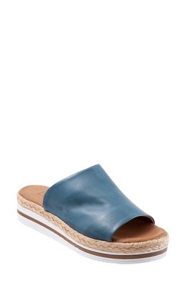 Bueno Monica Espadrille Slide Sandal in Dark Blue