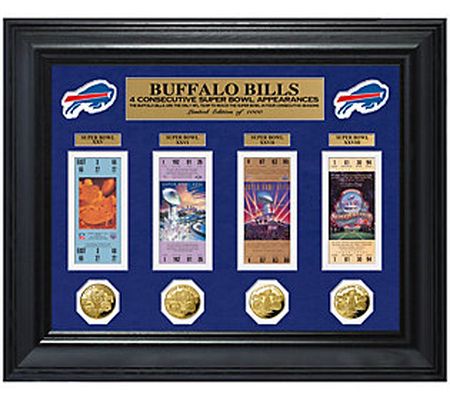 Buffalo Bills 4 Consecutive SB Appearances Delu xe  Collection
