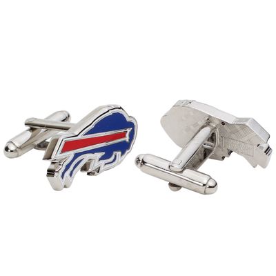 Buffalo Bills Silver-Plated Team Logo Cufflinks