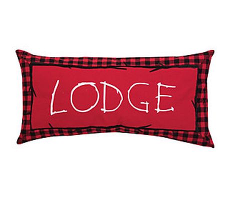 Buffalo Check Lodge Pillow by C&F Home