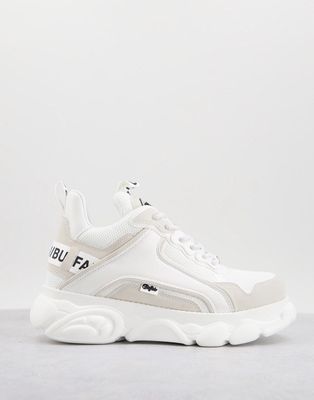 Buffalo cloud chai chunky sneakers in white