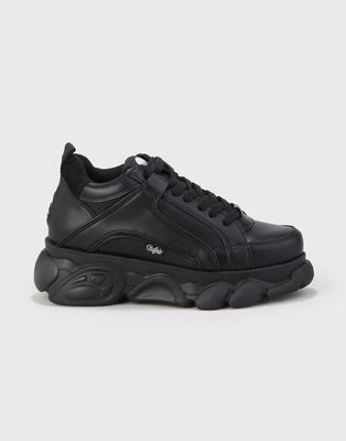 Buffalo vegan cloud corin chunky sneakers in black