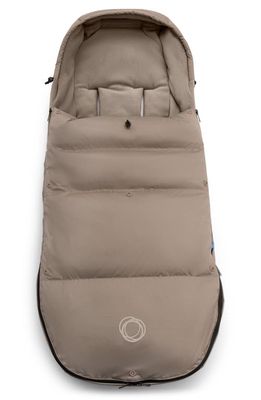 Bugaboo Water Repellent Down & Feather Stroller Footmuff in Dune Taupe