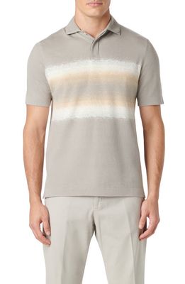 Bugatchi Cotton & Silk Polo in Willow