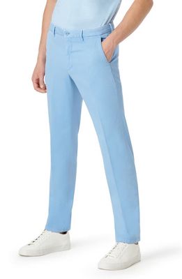 Bugatchi Flat Front Stretch Chinos in Air Blue