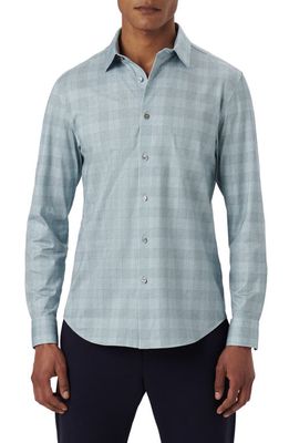 Bugatchi James OoohCotton Plaid Button-Up Shirt in Jade