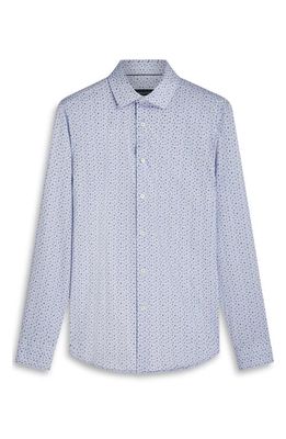 Bugatchi James OoohCotton Scatter Print Button-Up Shirt in Lavender