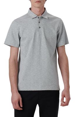 Bugatchi OoohCotton Paisley Print Polo in Cement