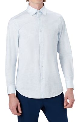 Bugatchi OoohCotton® Button-Up Shirt in Ice Blue