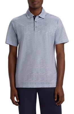 Bugatchi OoohCotton® Neat Polo in Air Blue