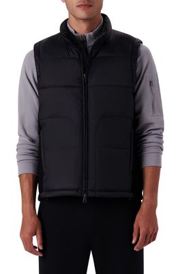 Bugatchi Quilted Vest in Caviar