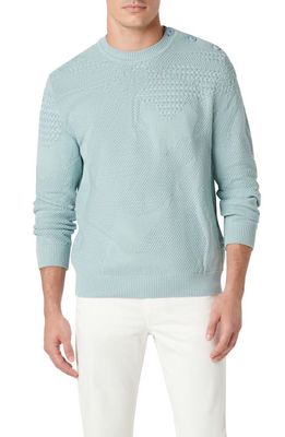 Bugatchi Texture Stitch Sweater in Seafoam