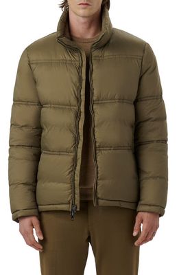 Bugatchi Water Repellent Insulated Puffer Jacket in Khaki