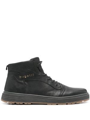 Bugatti Atlanta lace-up leather boots - Black