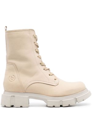 Bugatti Fabella leather zipped boots - Neutrals