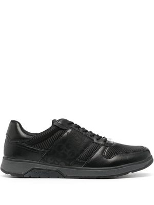 Bugatti interwoven-design sneakers - Black