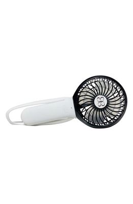 BuggyGear 3-Speed Recharge Turbo Stroller Fan in White/Black