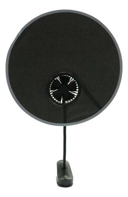 BuggyGear Coolshade Stroller Visor Fan in Black