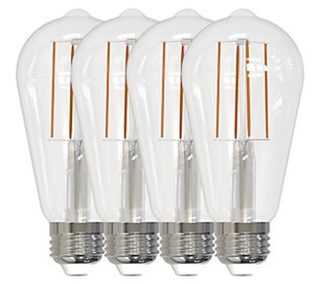 Bulbrite 8.5W Cool White ST18 LED Light Bulbs 4 K