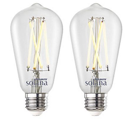 Bulbrite Solana Smart LED Light Bulb ST18 Tunab le White, 2PK