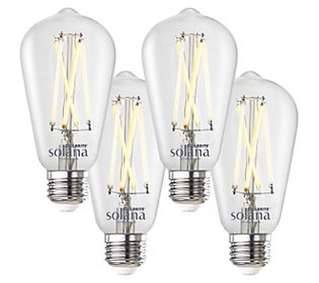 Bulbrite Solana Smart LED Light Bulb ST18 Tunab le White 4PK