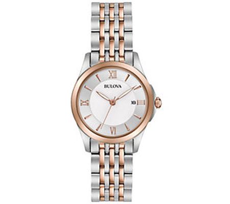Bulova Ladies' Classic Two-tone Bracelet Watch